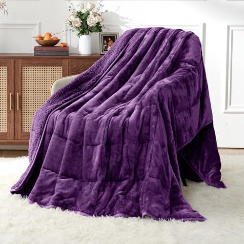 Uttermara Weighted Blankets for Adults Queen Size, 15lbs 60x80 inches