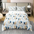 Castle Fairy Watercolor Squirrel Winter 100% Cotton Duvet Cover Set