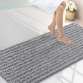Smiry Bathroom Rugs 59X24, Extra Soft Rubber Backing Chenille Bath