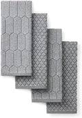 Martha Stewart Honeycomb Chambray Textured Kitchen Towel 4-Pack Set