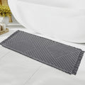 H.VERSAILTEX Waffle Bath Runner Rug Long Bath Mat Super Absorbent Boho