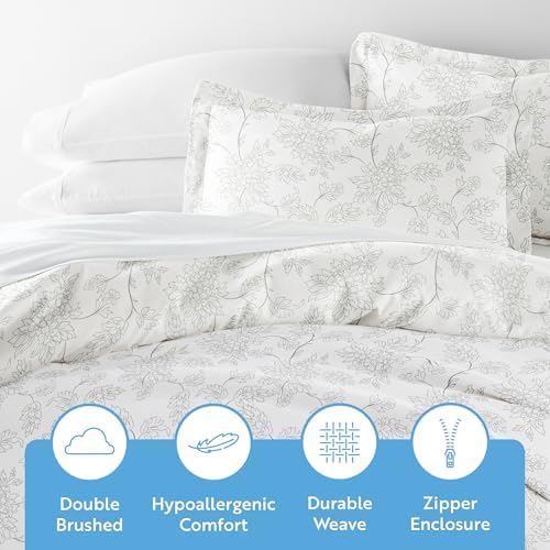 Linen Market Duvet Cover King Size (Gray) - Experience Hotel-Like