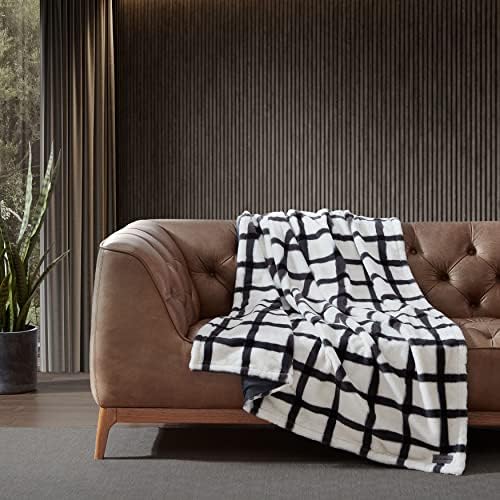 Eddie Bauer - Blanket, Ultra Soft Faux Fur Bedding, Oversized Throw