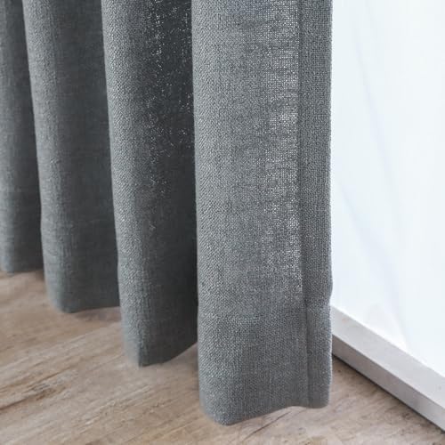Linen Pinch Pleated Room Darkening Curtains 50W X 108L, 1 Panel