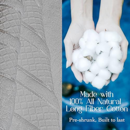 Towel Set: Super absorbent, quick-drying, soft, plush. Features