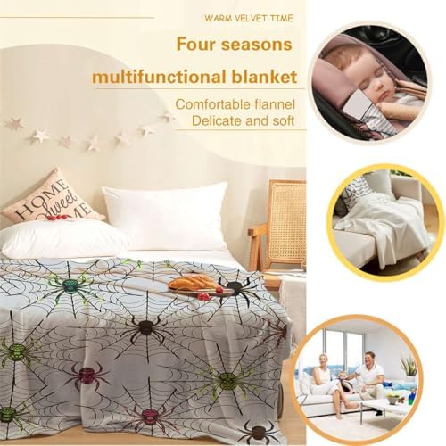 Modern Style Plush Fleece Throw Blanket Minimalist Cozy Lightweight