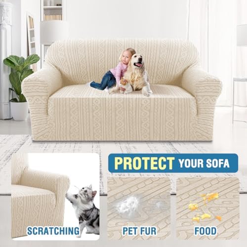 H.VERSAILTEX Sofa Cover 1 Piece Stretch Couch Covers for Sofa