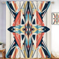 Blackout Curtains for Bedroom Abstract Design 84 Inch Length Thermal