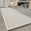 PADOOR-Bath Mat Runner-Super Absorbent Chenille Bathroom Mats-Rubber