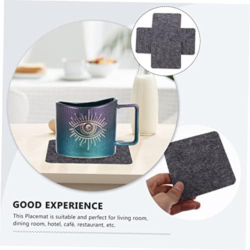 DECHOUS 16pcs Heat Insulated Table Placemat Desk Cup Coaster Padded