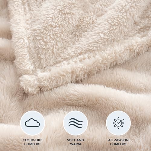 Berkshire Blanket Classic Extra-FluffyTM Plush Blanket King Size, Soft