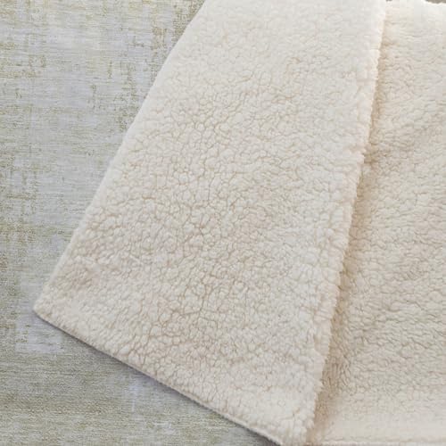Addison Rugs ASB796 Beige 50" x 70" Oversized Sherpa Throw Blanket
