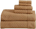Great Bay Home Bath Towels - 100% Cotton 6 Piece Bath Sheet Set