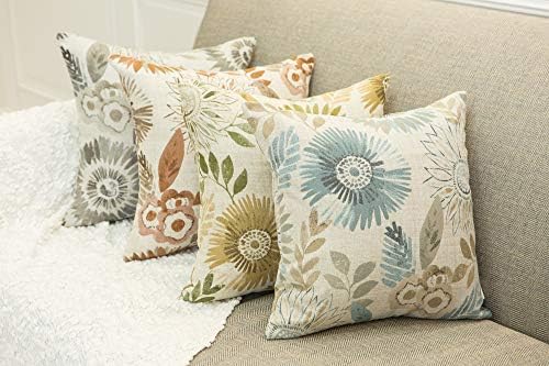 Mika Home Pack of 2 Throw Pillow Covers Decorative Pillow Cases for