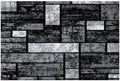 Abstract Gray Placemats Non-Slip Heat Resistant Flax Table Mats