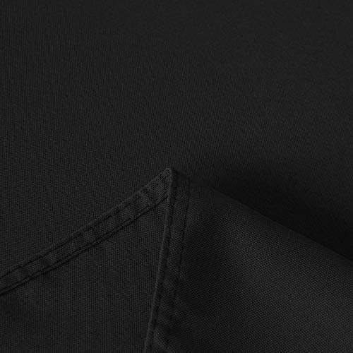 sancua Rectangle Tablecloth, 54 x 108 Inch, Black