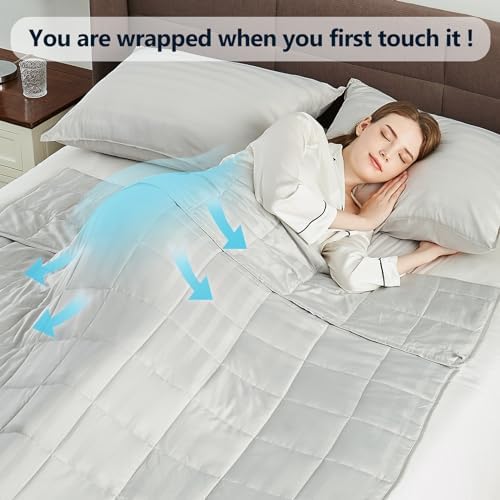 Weighted Blanket Queen Size (60"x80" 15lbs),Ultra Soft and Cozy