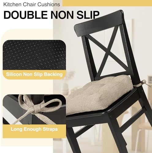 Tromlycs Chair Cushions for Dining Chairs Kitchen Seat Cushions Room