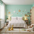 Beige Simple Black Heart Duvet Cover Set for Women Girls 3 Pcs Cute