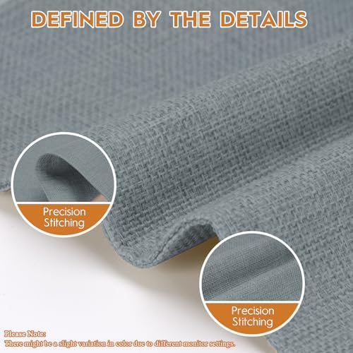 Placemats Set of 6 Linen Type Fabric Cloth Placemats, 18x12 Inch