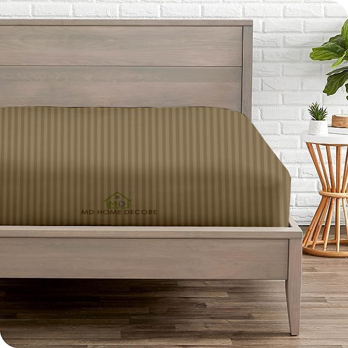 Extra Deep Pocket Queen Fitted Sheet Only, 100% Egyptian Cotton, High
