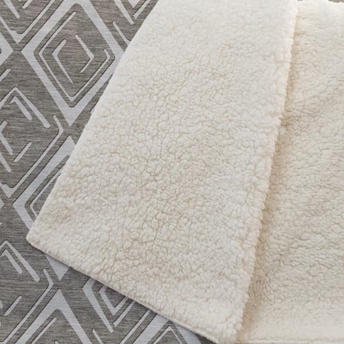 Addison Rugs ASB862 Taupe 50" x 70" Oversized Sherpa Throw Blanket