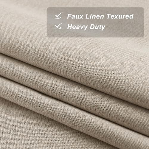 PONY DANCE 100% Blackout Extra Wide Curtains for Sliding Door, 1 Panel
