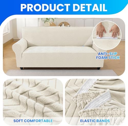 Stretch Sofa Cover Non-Slip Washable Furniture Protector