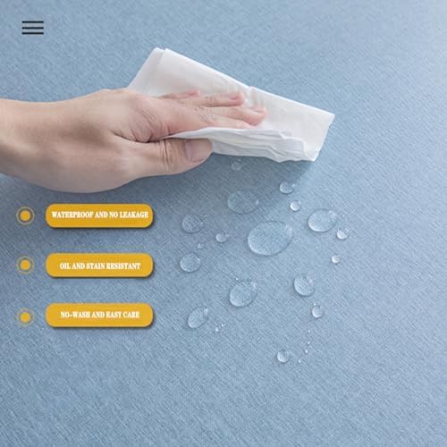 Tablecloth Table cltoh 120cm Round Cotton Linen Tablecloth Water Table