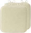 puredown® Chair Cushions for Dining Chairs, Set of 2 Memory Foam Seat