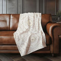 Addison Rugs ASB619 Taupe 50" x 70" Oversized Sherpa Throw Blanket
