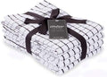 AMOUR INFINI Kitchen Towels Set of 4 - Highly Absorbent, Super Soft
