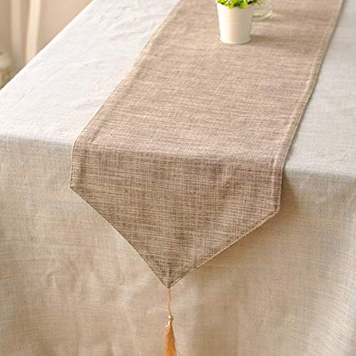 Table Runner Dining Table Natural Mat Cotton Linen All-Season Hotel