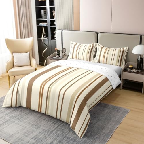 Homewish Geometric Stripes Kids Bedding Set King Size Cover 100%