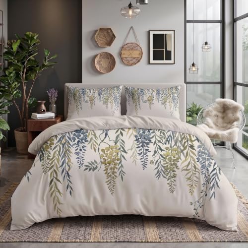 Simple Plants Breathable Duvet Cover - Vines and Leaves Soft