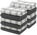RIVERSIDE 12 Pack Large Premium Cotton Kitchen Towels 16x26 Inches