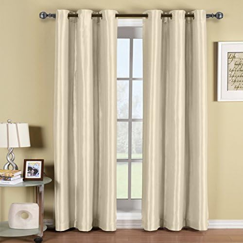 Royal Hotel Soho Blackout Curtains, 42 x 108, 2 Panels, Beige