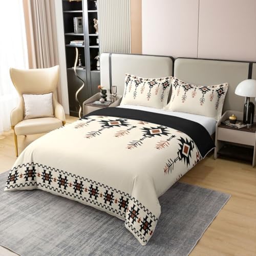Erosebridal Beige Western 100% Cotton Queen Comforter Cover Native