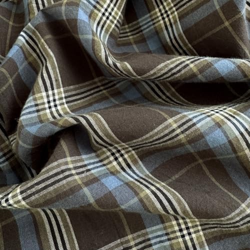 DONEUS Buffalo Plaid Duvet Cover Set 100% Washed Cotton Natural Linen