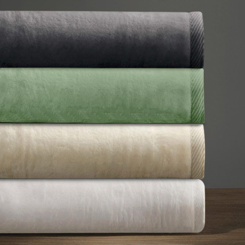 DownTown Company Throw Blanket for Sofa – Couch, 100% Cotton Soft