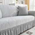 WONGS BEDDING Stretch Velvet Sofa Slipcover, Cushion Couch Cover with