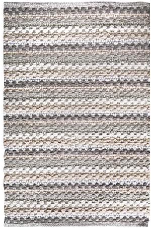 Ramanta Home Chenille Bath Mat Rug 24x36 inch - Linen Combo