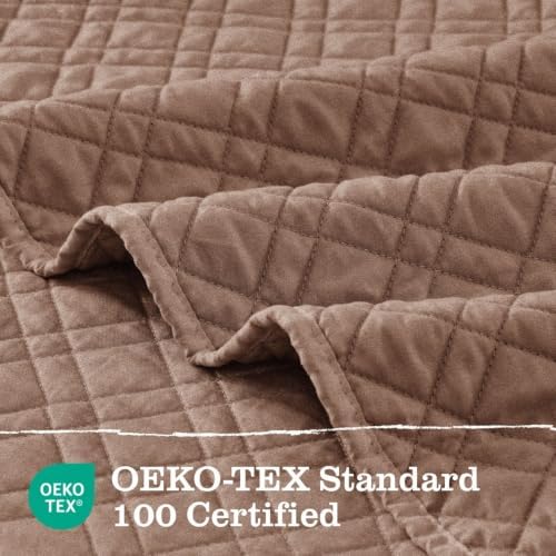 Queen Quilt Set with Shams Lightweight Quilted Bedspread Coverlet Thin