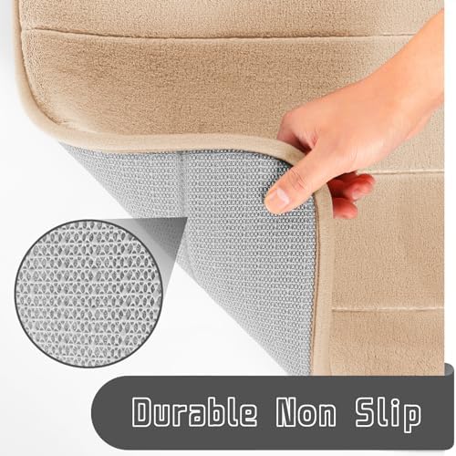 Yimobra 2 Pieces Memory Foam Bathroom Mat Set, Non Slip - Super Water