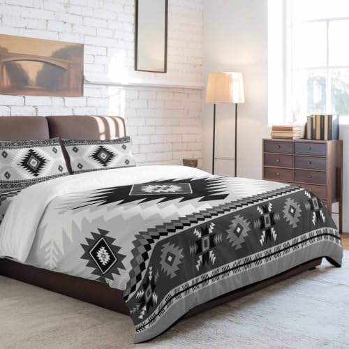 Bohemian Full Duvet Cover Set - 4 Pcs Comforter Cover Bedding Sets