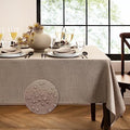 Elrene Home Fashions Laurel Solid Texture Water and Stain Resistant