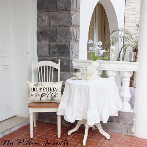 Porch Pillows Outdoor Chair Patio Furniture Pillow Covers 18x18