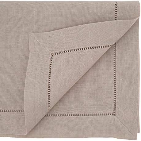SARO LIFESTYLE Classic Hemstitch Tablecloth - Elegant Everyday