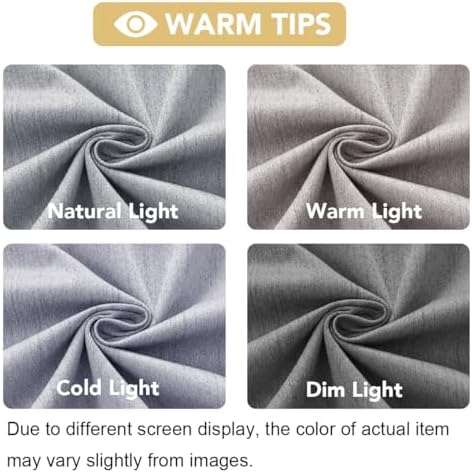 H.VERSAILTEX Upgraded 100% Blackout Curtains 96 Inches Long Back Tab