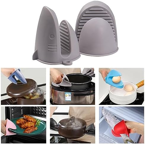 Oven Mitts,Mini Oven Gloves Silicone Heat Resistant Cooking Pinch